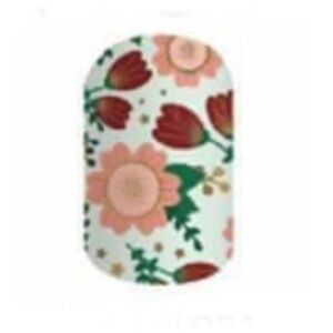 JAMBERRY nail wraps - aqua flora